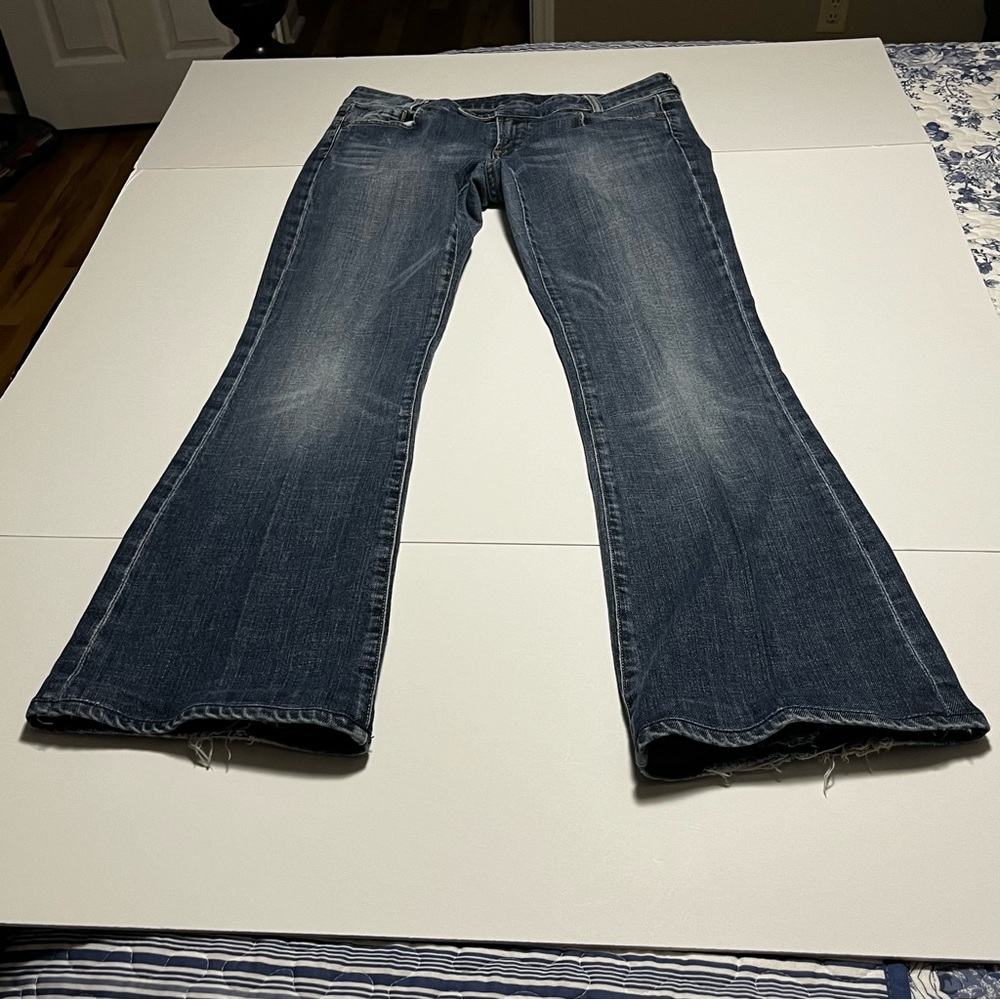 Citizens of‎ Humanity Lily 126 Womens 30 Blue Denim Slim Bootcut Jean Y2K *FLAW